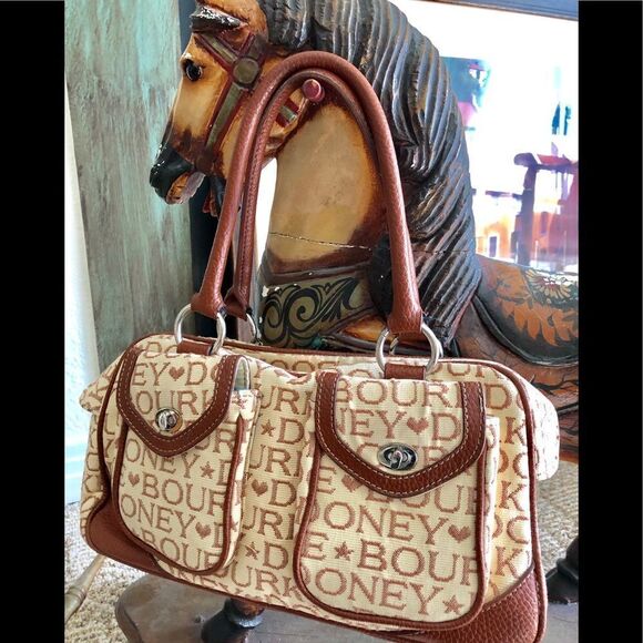 vintage signature Dooney & Bourke handbag - Picture 1 of 8